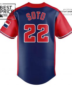 NY Mets Juan Soto Dominican Republic themed jersey 3