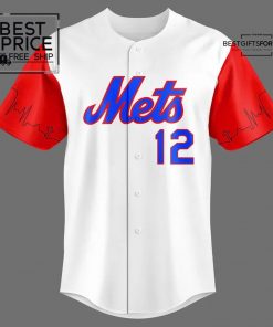 NY Mets Puerto Rico Francisco Lindor Limited Edition Baseball Jersey