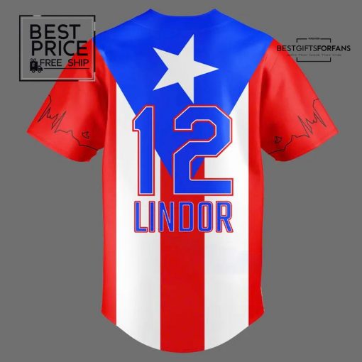 NY Mets Puerto Rico Francisco Lindor Limited Edition Baseball Jersey