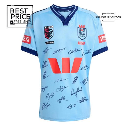 New South Wales Blues 2025 Signed New Limited Edition Football Jersey
