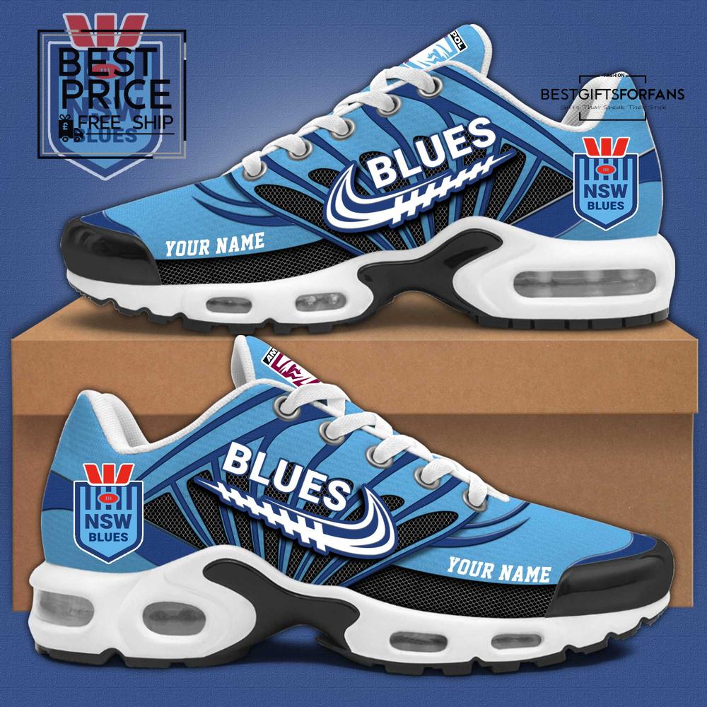 New South Wales Blues State of Origin 2025 Personalized Air Max Plus Sneakers New South Wales Blues State of Origin 2025 Personalized Air Max Plus Sneakers