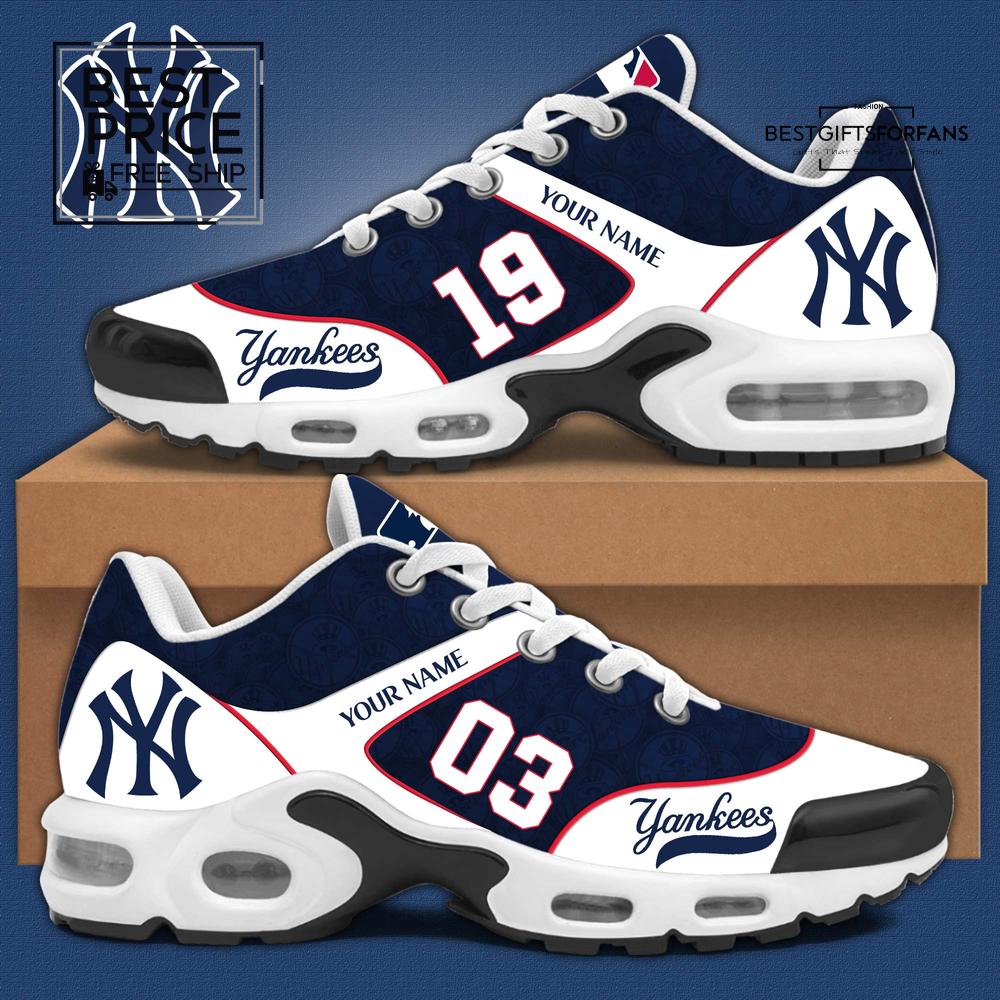 New York Yankees 2025 Air Max Plus Sneakers New York Yankees 2025 Air Max Plus Sneakers