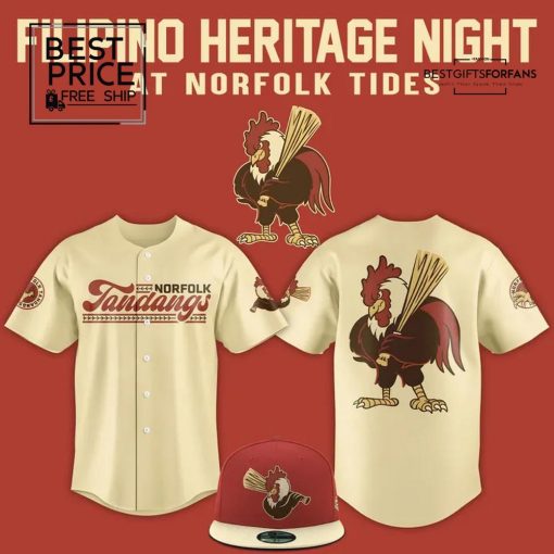 Norfolk Tandangs Filipino-American Limited Edition Baseball Jersey