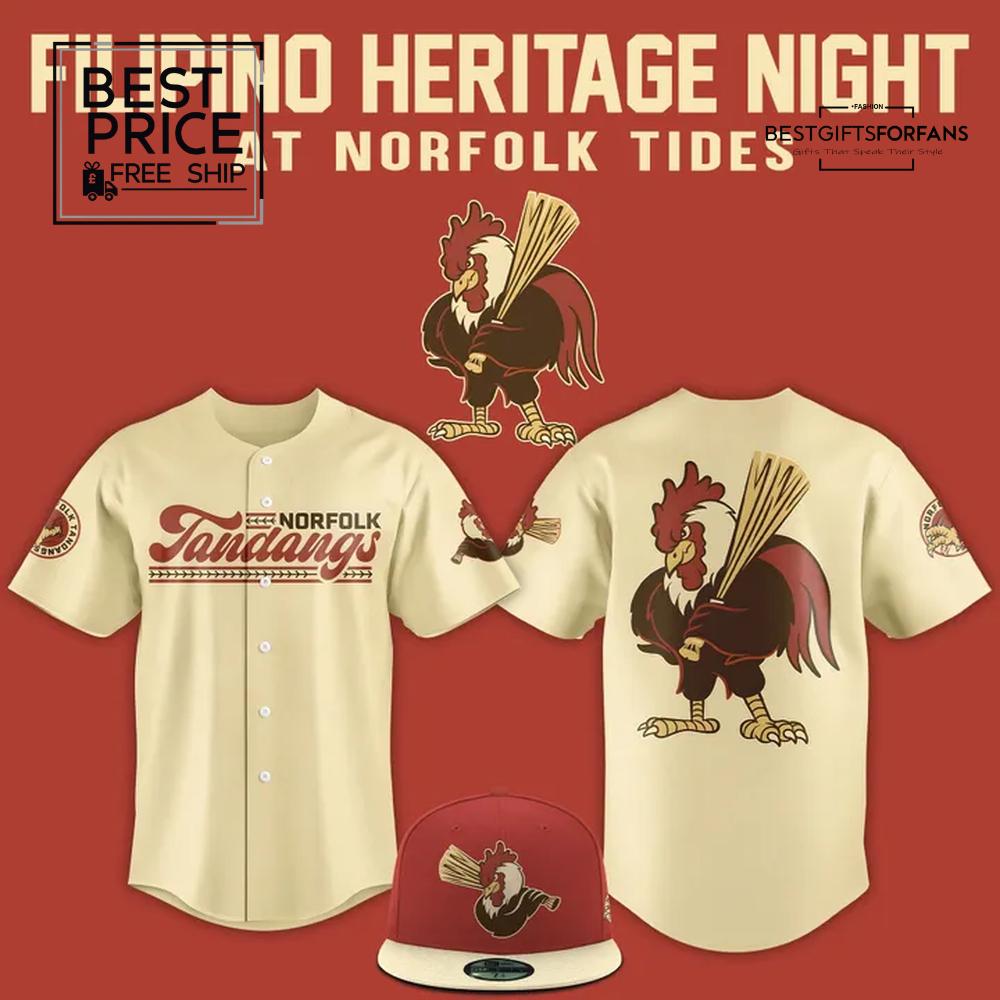 Norfolk Tandangs Filipino-American Limited Edition Baseball Jersey Norfolk Tandangs Filipino-American Limited Edition Baseball Jersey