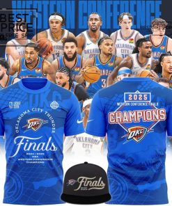 OKC THUNDER 2025 Western Conference Champions Limited Edition T-Shirt