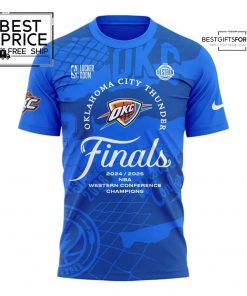 OKC THUNDER 2025 Western Conference Champions Limited Edition T-Shirt