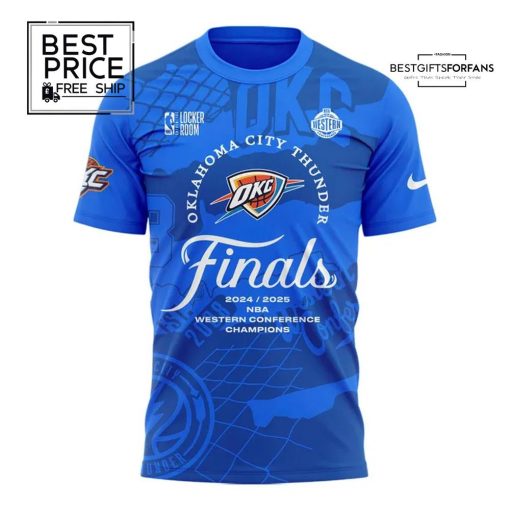 OKC THUNDER 2025 Western Conference Champions Limited Edition T-Shirt