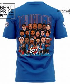 OKC THUNDER CIRCLE NBA FINALS N&N T SHIRT 3