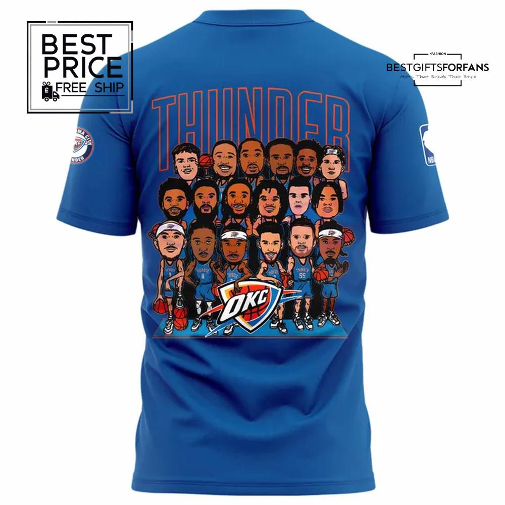 OKC THUNDER CIRCLE NBA FINALS N&N Limited Edition T-Shirt OKC THUNDER CIRCLE NBA FINALS N&N Limited Edition T-Shirt