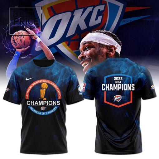  Oklahoma City Thunder NBA Champions 2025 Limited Edition T-Shirt