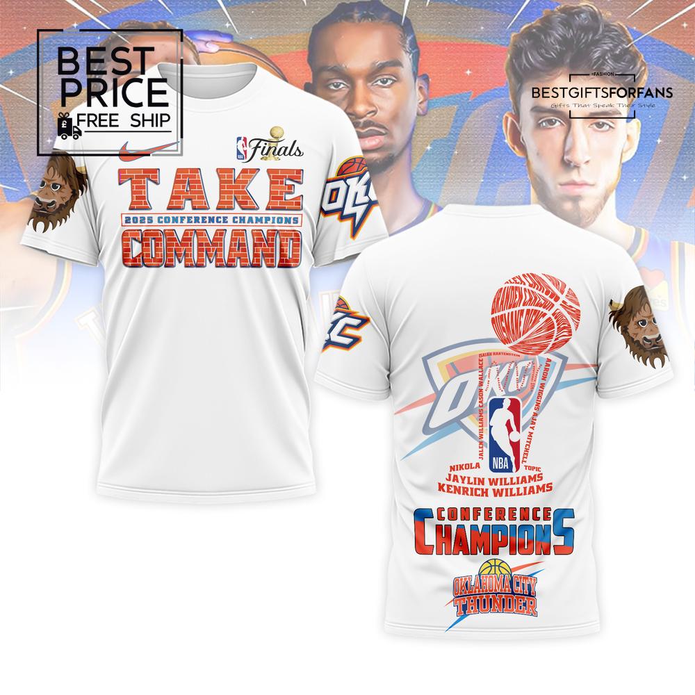 Oklahoma City Thunder 2025 Conference Champions Limited Edition T-Shirt Oklahoma City Thunder 2025 Conference Champions Limited Edition T-Shirt