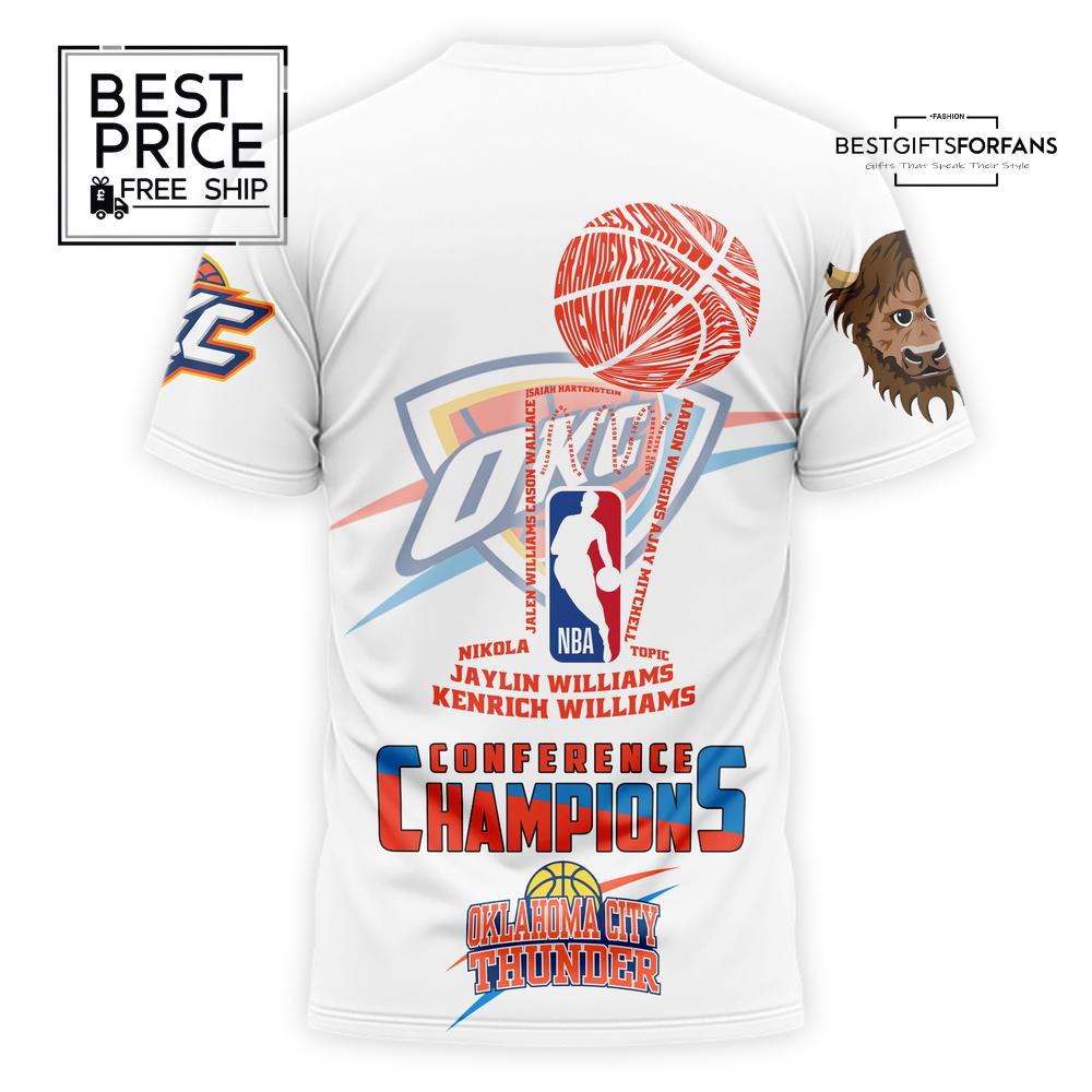 Oklahoma City Thunder 2025 Conference Champions Limited Edition T-Shirt Oklahoma City Thunder 2025 Conference Champions Limited Edition T-Shirt