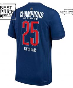  PSG Dri-FIT ADV Home Match Champions of Europe 2025 Limited Edition T-Shirt