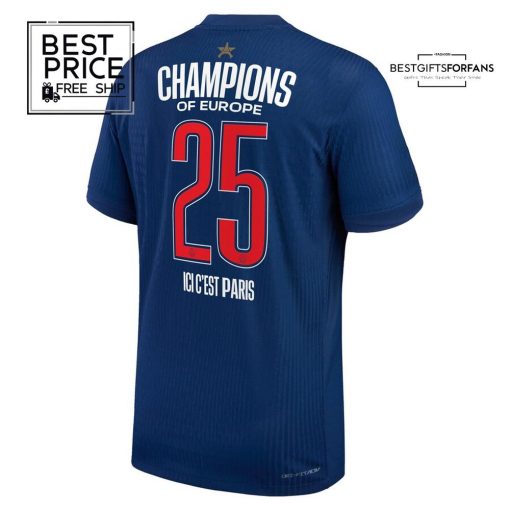 PSG Dri-FIT ADV Home Match Champions of Europe 2025 Limited Edition T-Shirt