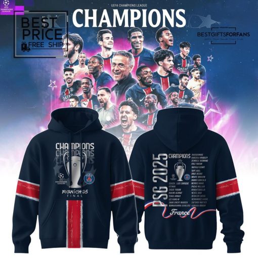 Paris Saint-Germain Champions League Winner 2 2025 Special Edition Hoodie