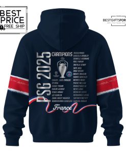 Paris Saint Germain F.C Champions League Winner 2025 Hoodie 3