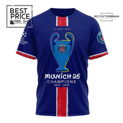 Paris Saint-Germain F.C Champions League Winner 2025 Limited Edition T-Shirt