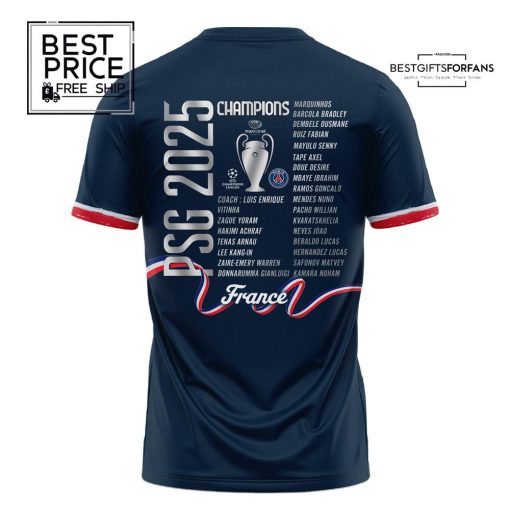  Paris Saint-Germain Champions League winner 2025 Limited Edition T-Shirt