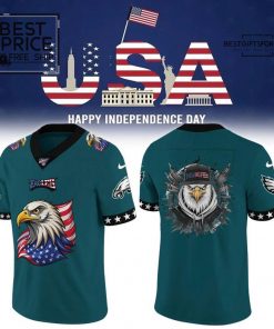 Philadelphia Eagles 2025 Independence Day Limited Edition Football Jersey