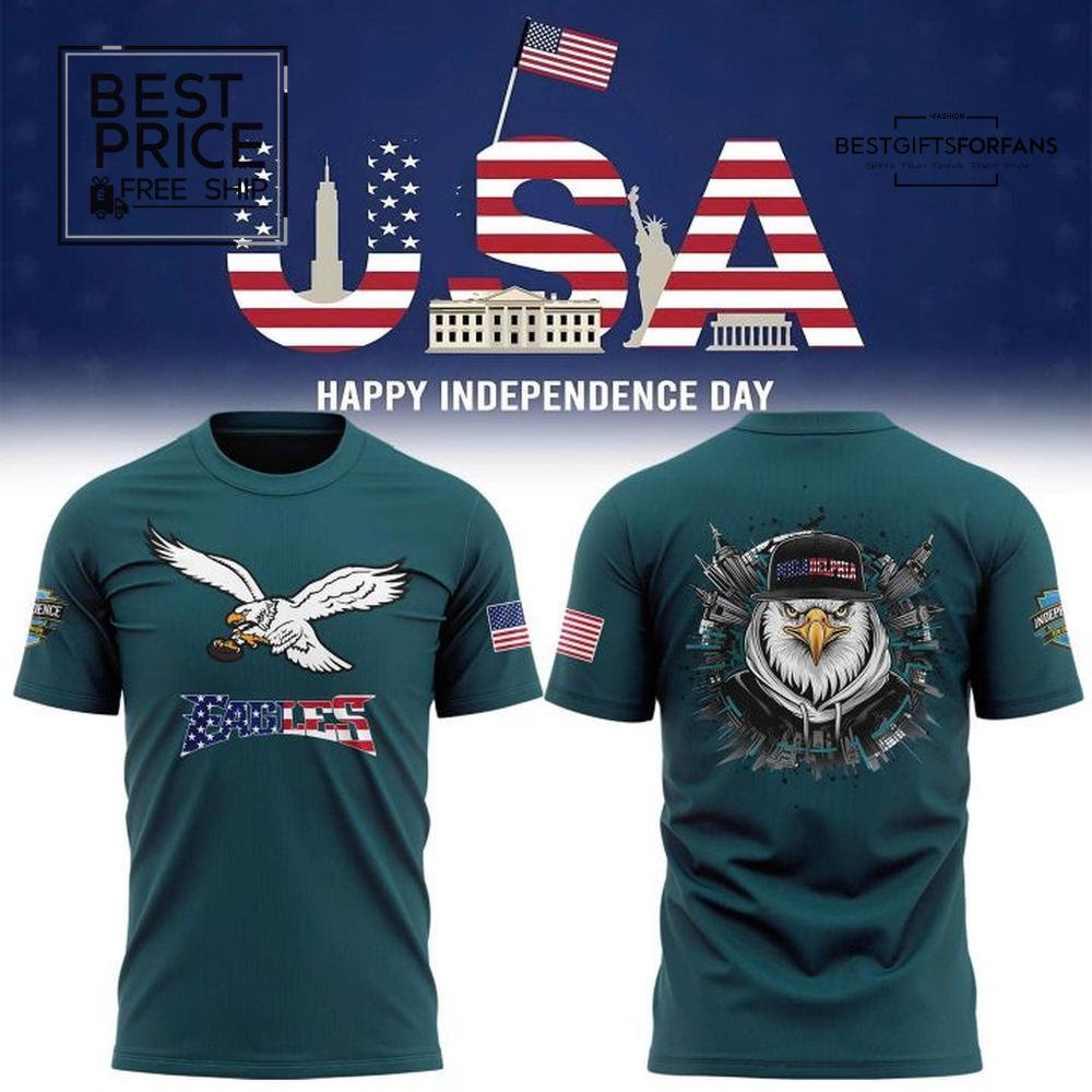 Philadelphia Eagles 2025 Independence Day Limited Edition T-Shirt Philadelphia Eagles 2025 Independence Day Limited Edition T-Shirt