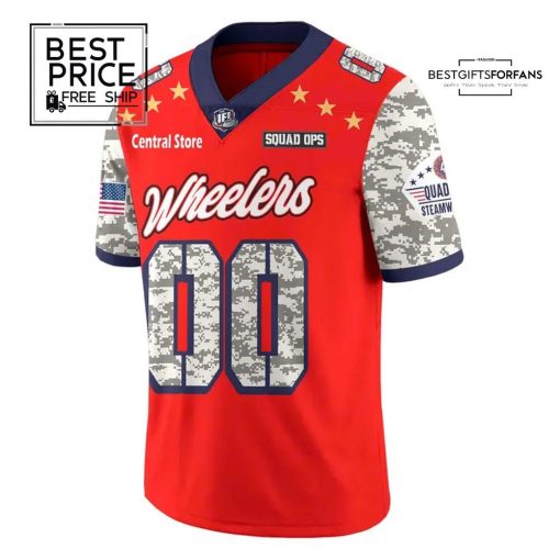 Quad City Steamwheelers x 2025 Military Appreciation Night Limited Edition Football Jersey