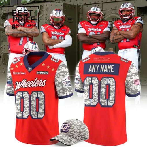 Quad City Steamwheelers x 2025 Military Appreciation Night Limited Edition Football Jersey