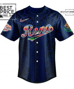 Reno Aces Mexican Heritage Night Blue Combo Limited Edition Baseball Jersey
