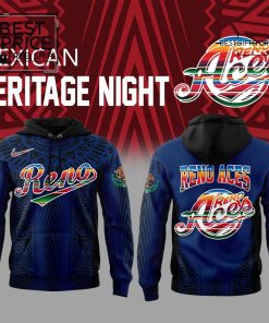  Reno Aces Mexican Heritage Night Blue Special Edition Hoodie
