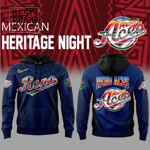  Reno Aces Mexican Heritage Night Blue Special Edition Hoodie