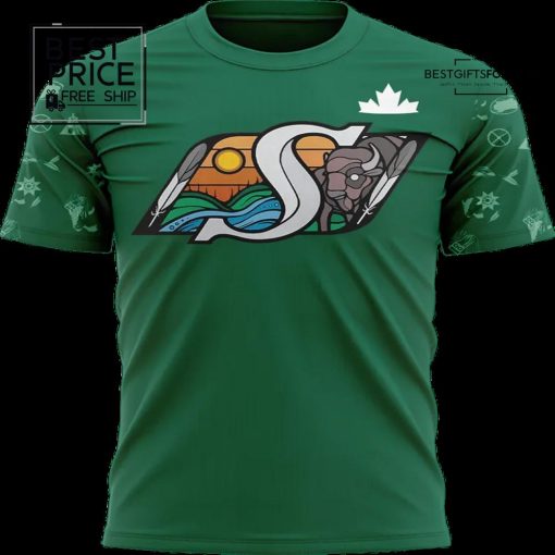 Saskatchewan Roughriders 2025 Indigenous Heritage Limited Edition T-Shirt