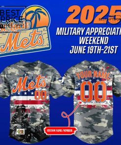 St. Lucie Mets x 2025 Military Appreciation Weekend Limited Edition Baseball Jersey