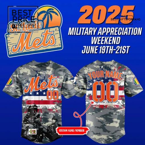 St. Lucie Mets x 2025 Military Appreciation Weekend Limited Edition Baseball Jersey