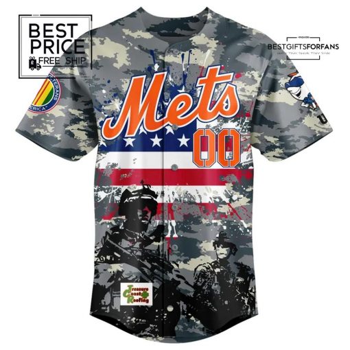 St. Lucie Mets x 2025 Military Appreciation Weekend Limited Edition Baseball Jersey