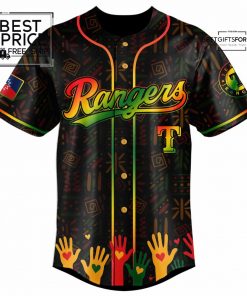 Texas Rangers Exclusive Juneteenth Celebration Limited Edition Baseball Jersey