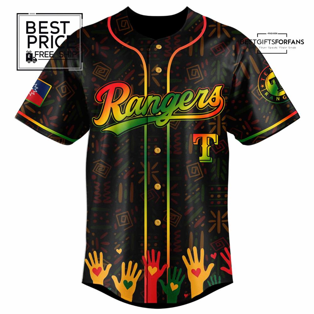 Texas Rangers Exclusive Juneteenth Celebration Limited Edition Baseball Jersey Texas Rangers Exclusive Juneteenth Celebration Limited Edition Baseball Jersey