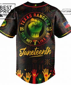 Texas Rangers 2025 Juneteenth Freedom Collection Jersey 3