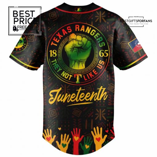 Texas Rangers Exclusive Juneteenth Celebration Limited Edition Baseball Jersey