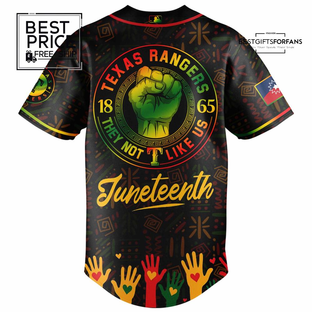 Texas Rangers Exclusive Juneteenth Celebration Limited Edition Baseball Jersey Texas Rangers Exclusive Juneteenth Celebration Limited Edition Baseball Jersey
