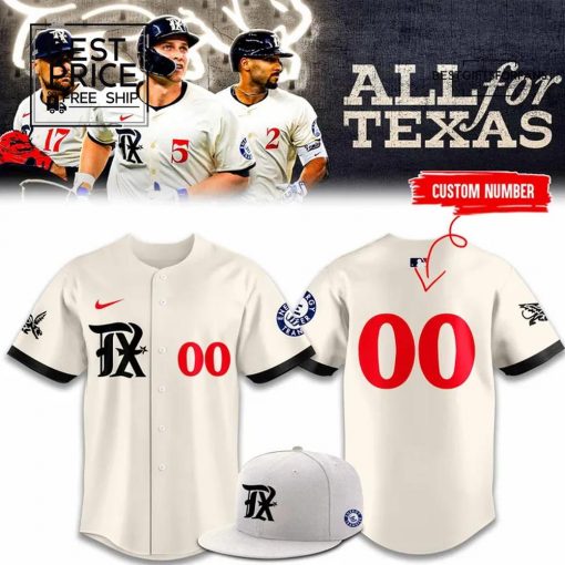 Texas Rangers City Connect Limited Edition Baseball Jersey