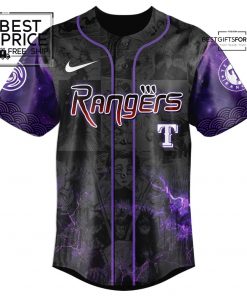 Texas Rangers MLB x Jujutsu Kaisen Limited Edition Baseball Jersey