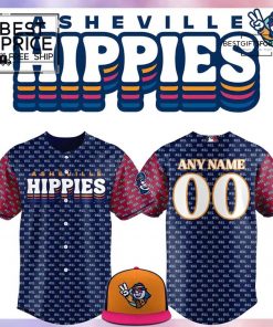 The Asheville Tourists Hippies Replica Limited Edition Baseball Jersey