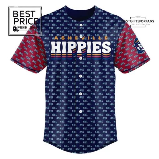 The Asheville Tourists Hippies Replica Limited Edition Baseball Jersey