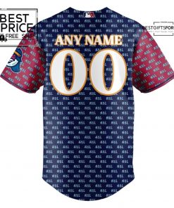 The Asheville Tourists Hippies Replica Jersey 3
