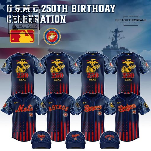  2025 Tigers x MLB x U.S. Marine Corps 250th Birthday Limited Edition Baseball Jersey