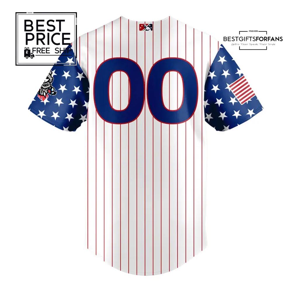 Trash Pandas x 2025 Independence Day Limited Edition Baseball Jersey Trash Pandas x 2025 Independence Day Limited Edition Baseball Jersey
