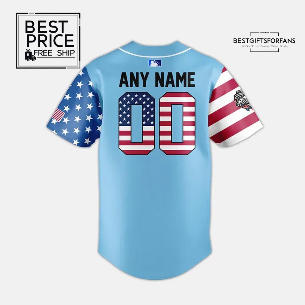 Trash Pandas x 2025 Independence Day Limited Edition Baseball Jersey Trash Pandas x 2025 Independence Day Limited Edition Baseball Jersey