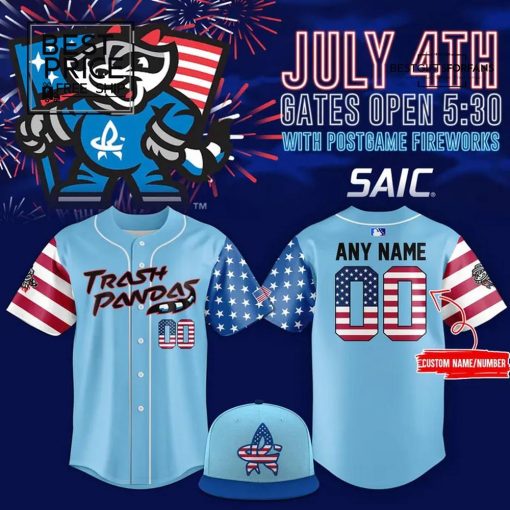  Trash Pandas x 2025 Independence Day Limited Edition Baseball Jersey