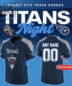 Trash Pandas x Tennessee Titans Night Limited Edition Football Jersey