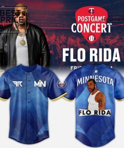 Twins 2025 Flo Rida Postgame Concert Limited Edition Baseball Jersey