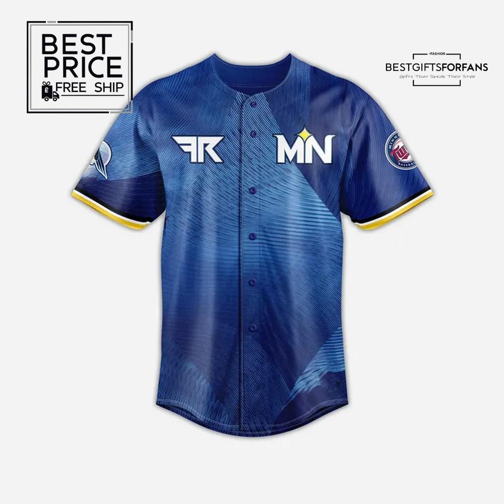 Twins 2025 Flo Rida Postgame Concert Limited Edition Baseball Jersey Twins 2025 Flo Rida Postgame Concert Limited Edition Baseball Jersey